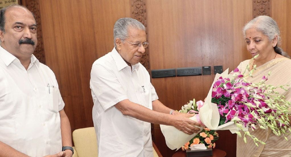 pinarayi vijayan meets union ministers