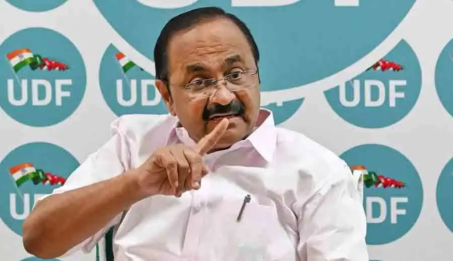 v d satheesan p v anvar