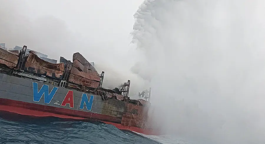 Mv Wan Hai 503 fire