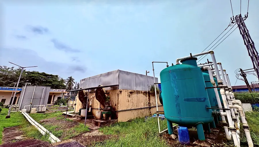 കണ്ണൂർ കോർപ്പറേഷന്റെ പടന്നപ്പാലത്തെ മലിനജല സംസ്കരണ പ്ലാന്റ് ഫോട്ടോ/പി ദിലീപ്കുമാർ