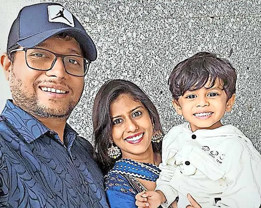 ഷിജിൻ മെൽവിൻ ഹട്ടനും കുടുംബവും