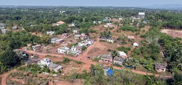 ഏണിയാർപ്പിൽ സംസ്ഥാന സർക്കാർ പതിച്ചുനൽകിയ 14 ഏക്കറിൽ ലൈഫ് പദ്ധതിയിൽ പൂർത്തിയാക്കിയ
വീടുകളുടെ ആകാശദൃശ്യം