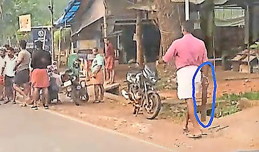 ആയുധങ്ങളുമായി എൽഡിഎഫ് പ്രവർത്തകരെ ആക്രമിക്കാൻ എത്തിയ ആർഎസ്എസ് സംഘം