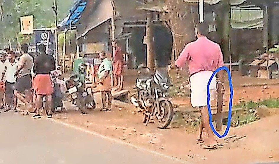ആയുധങ്ങളുമായി എൽഡിഎഫ് പ്രവർത്തകരെ ആക്രമിക്കാൻ എത്തിയ ആർഎസ്എസ്‌ സംഘം