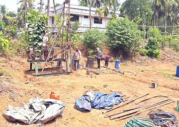 പാലക്കുന്ന്–കോട്ടിക്കുളം  റെയിൽവേ മേൽപ്പാലത്തിന്റെ  ഡിസൈന്റെ ഭാഗമായുള്ള പ്രവൃത്തി 