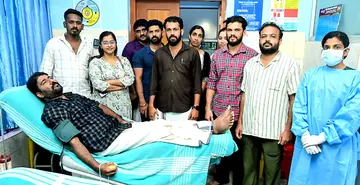 ഡിവൈഎഫ്ഐ കാഞ്ഞങ്ങാട് ബ്ലോക്ക് കമ്മിറ്റി ജില്ലാ ആശുപത്രിയില് നടത്തിയ സന്നദ്ധ രക്തദാന ക്യാമ്പ്