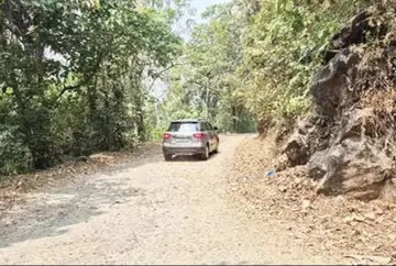 മരുതോം വനത്തിലൂടെ മലയോര ഹൈവേ കടന്നുപോകുന്ന ഭാഗം