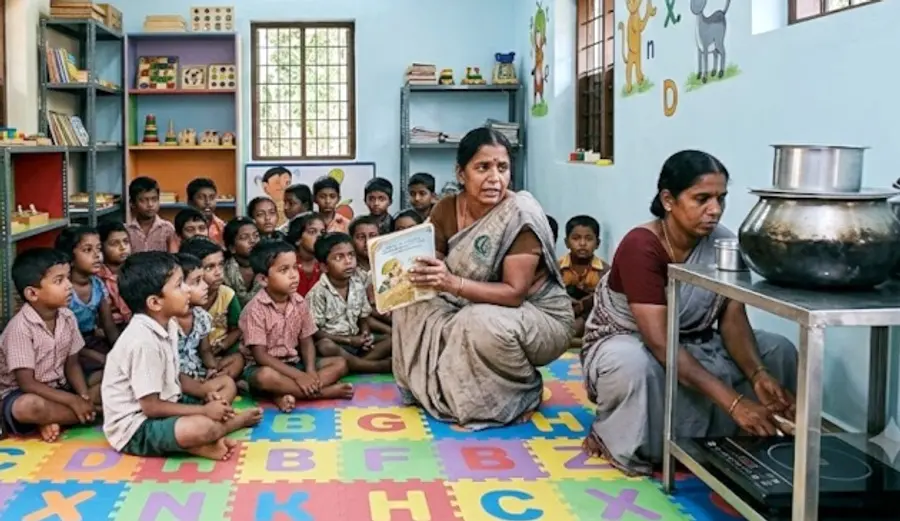 കാസർകോട്‌ കേന്ദ്ര അവഗണനയെതുടർന്ന്‌ ജില്ലയിലെ അങ്കണവാടികൾക്ക്‌ കിട്ടാനുള്ളത്‌ 3.9 കോടി രൂപ. സംസ്ഥാനത്തിനാകെ കുടിശ്ശികയായുള്ളത്‌ 26 കോടി രൂപയാണ്‌. 