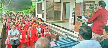 വായനാങ്കണം ക്യാമ്പയിൻ താലൂക്കുതല ഉദ്ഘാടനം ചെറുവത്തലമൊട്ട എ കെ ജി സ്‌മാരക ഗ്രന്ഥാലയത്തിൽ  ഡോ. എ എസ് പ്രശാന്ത് കൃഷ്ണൻ ഉദ്ഘാടനം ചെയ്തപ്പോൾ (ഫയൽ ചിത്രം)