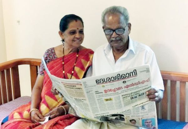സി കെ നാരായണനും പാർവതി ഭായും