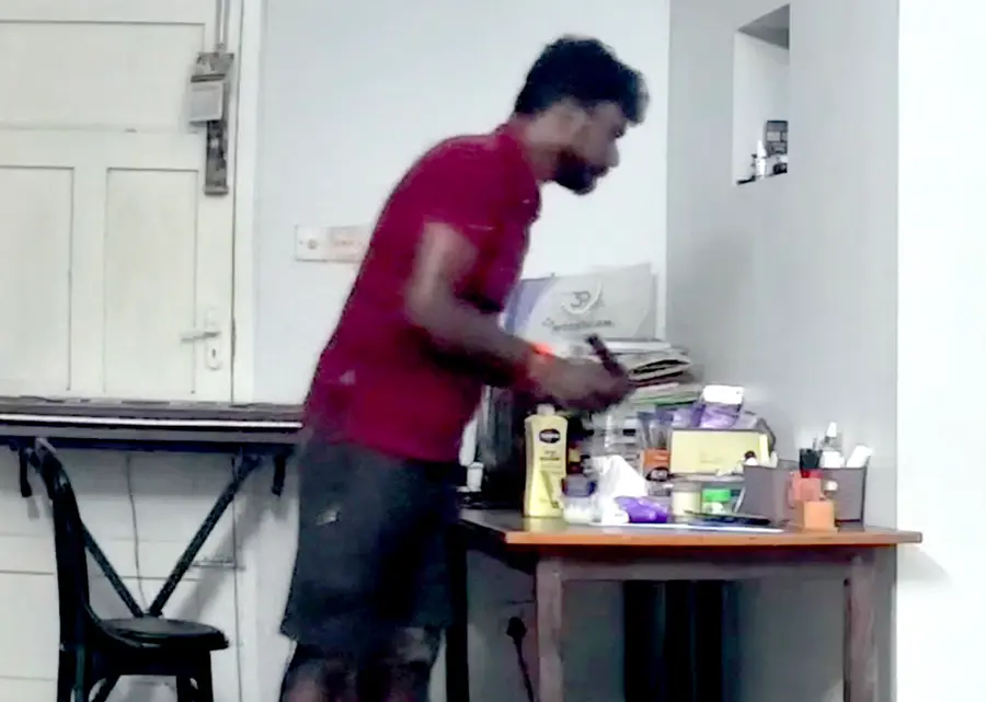 മോഷ്ടാവിന്റേതെന്ന് കരുതുന്ന സിസിടിവി ദൃശ്യം