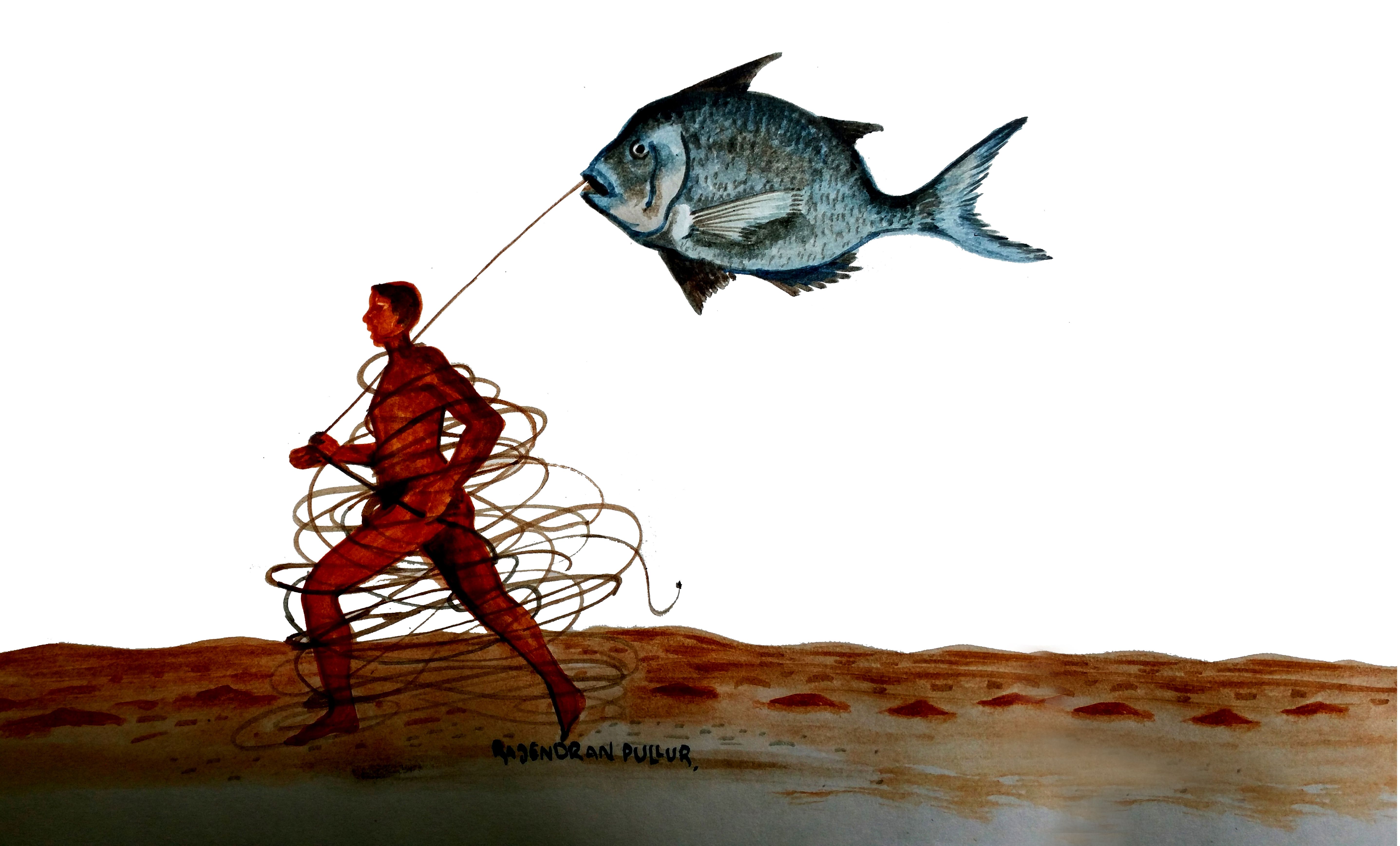 ചിത്രീകരണം: രാജേന്ദ്രൻ പുല്ലൂർ