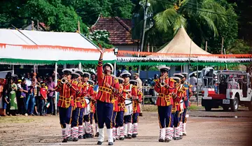 ആലപ്പുഴ ബീച്ചിലെ റിക്രിയേഷൻ ഗ്രൗണ്ടിൽ നടന്ന സ്വാതന്ത്ര്യദിനാഘോഷത്തിൽനിന്ന്
