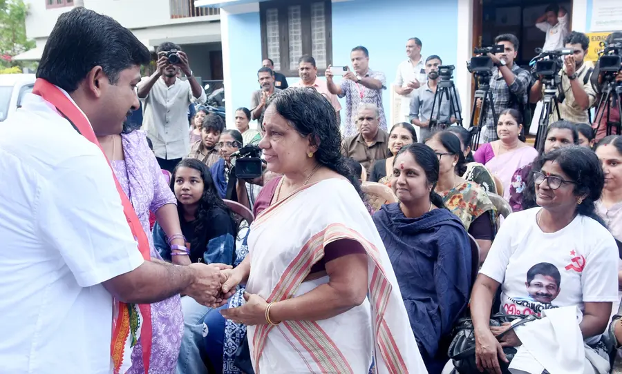 The soil where Radha, who was brutally murdered in the Congress office, played as a child and grew up