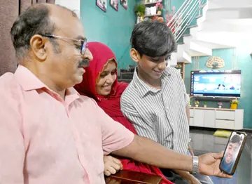 There is a flood of congratulations for the Kalathingal household.