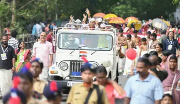 ജില്ലാ ശിശുക്ഷേമ സമിതി  നേതൃത്വത്തിൽ സംഘടിപ്പിച്ച വർണോത്സവത്തിന്റെ ഘോഷയാത്രയിൽനിന്ന്