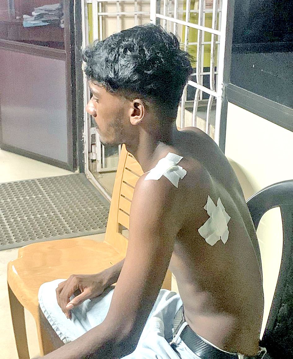 ആശുപത്രിയിൽ ചികിത്സയിൽ കഴിയുന്ന ബിനീഷ് 