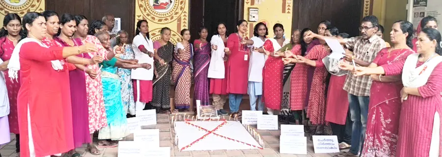 വെട്ടയ്ക്കൽ കുടുംബാരോഗ്യകേന്ദ്രത്തിന്റെ ആഭിമുഖ്യത്തിൽ ലോക എയ്ഡ്സ് ദിനം ആചരിച്ചപ്പോൾ