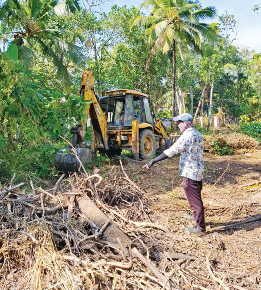 കൃഷ്ണപുരം റെയിൽവേ മേൽപ്പാലം നിർമ്മാണം ആരംഭിച്ചപ്പോൾ