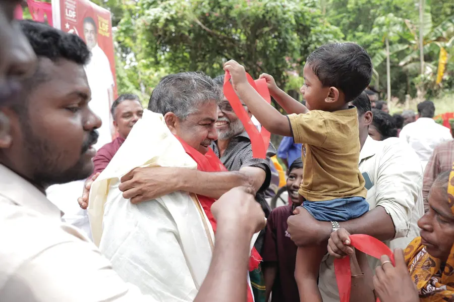 സജി ചെറിയാന് ചെറിയനാട്  ഓട്ടാഫീസിൽ നൽകിയ സ്വീകരണം