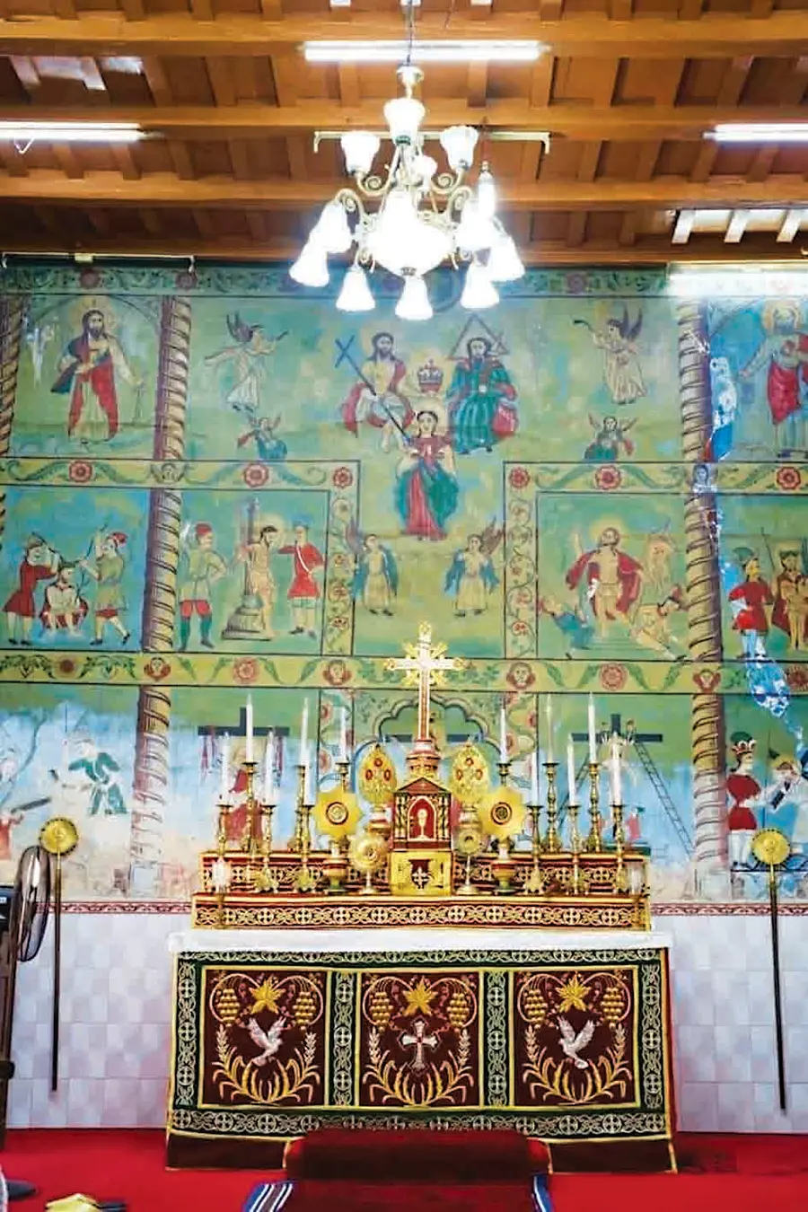 ചേപ്പാട് സെന്റ് ജോർജ് ഓർത്തഡോക-്സ് വലിയപള്ളിയിലെ ചുവർചിത്രത്തിൽനിന്ന്
