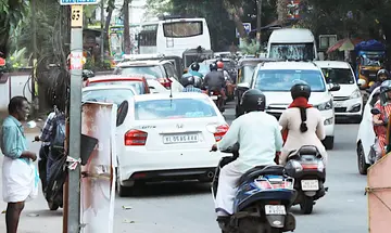 മാന്നാറിലെ ഗതാഗതക്കുരുക്ക്