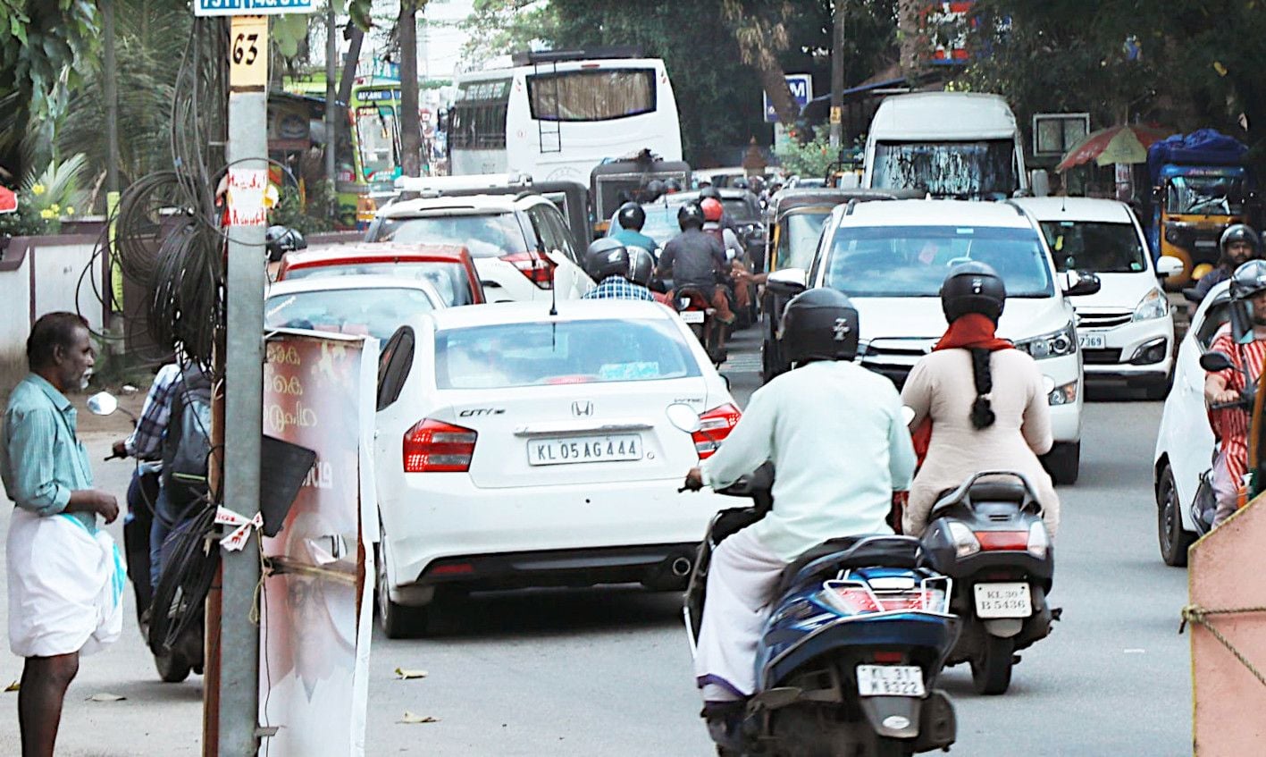 മാന്നാറിലെ ഗതാഗതക്കുരുക്ക്