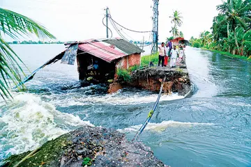 പുളിങ്കുന്ന് പുത്തൻകരി
പാടശേഖരത്തിൽ
മട വീണപ്പോൾ