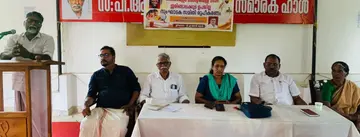 ഇരിങ്ങാലക്കുട ഉപജില്ല അക്ഷരമുറ്റം സംഘാടക സമിതി രൂപീകരണയോഗം വി എ മനോജ്കുമാർ ഉദ്ഘാടനം ചെയ്യുന്നു 