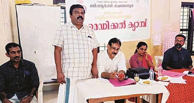 ഭിന്നശേഷി കുട്ടികൾക്കായി ബിആർസി സംഘടിപ്പിച്ച മെഡിക്കൽ ക്യാമ്പ്  ജില്ലാ പഞ്ചായത്തംഗം ജി കൃഷ്‌ണകുമാർ ഉദ്ഘാടനംചെയ്യുന്നു