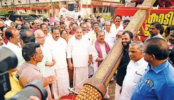 കേരള കർഷകസംഘം സംസ്ഥാന സമ്മേളനത്തിന്റെ പതാക – കൊടിമര ജാഥകൾക്ക്‌ ജില്ലയിൽ ആവേശോജ്വല വരവേൽപ്പ്‌. 