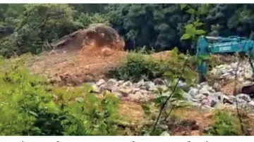 Illegal quarrying