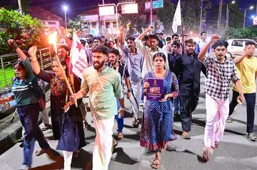 വിവിധ ആവശ്യങ്ങൾ ഉന്നയിച്ച് എസ്എഫ്ഐ കൊല്ലം ജില്ലാ കമ്മിറ്റിയുടെ നേതൃത്വത്തിൽ ചിന്നക്കടയിൽ നടത്തിയ
പ്രതിഷേധ പ്രകടനം