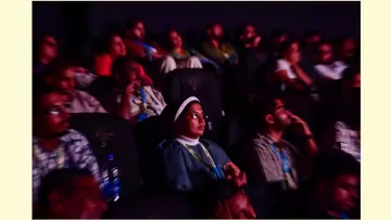 അന്താരാഷ്ട്ര ഡോക്യുമെന്ററി ഷോർട്ട് ഫിലിം ഫെസ്റ്റിവൽ കാണാൻ എത്തിയവർ