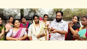 നാവായിക്കുളത്ത് കുടുംബശ്രീ ഓണച്ചന്ത വി ജോയി എംഎല്എ ഉദ്ഘാടനം ചെയ്യുന്നു