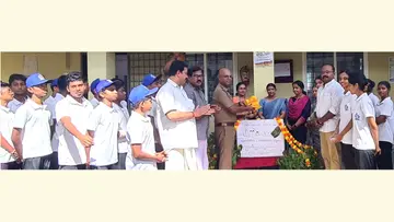 മാരായമുട്ടം ഗവ. ഹയർ സെക്കൻഡറി സ്കൂളിലെ സ്റ്റുഡന്റ് പൊലീസ് കേഡറ്റ് (എസ-്-പിസി) യൂണിറ്റ് ‘കനിവ് ’  പദ്ധതി മാരായമുട്ടം സി ഐ സജീവ്  ഉദ്ഘാടനം ചെയ്യുന്നു