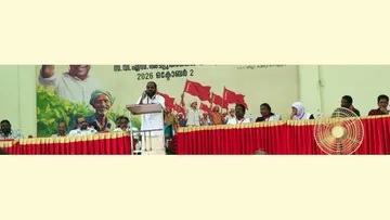 കേരള സ്റ്റേറ്റ് കർഷക തൊഴിലാളി യൂണിയൻ ചാല ഏരിയ പ്രതിനിധി സമ്മേളനം ജില്ലാ സെക്രട്ടറി  കെ ശശാങ്കൻ ഉദ്ഘാടനം ചെയ്യുന്നു