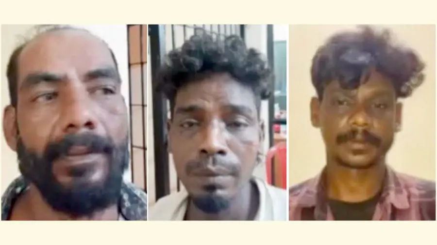 കിടപ്പുരോഗിയെ വെട്ടിപ്പരിക്കേല്പ്പിച്ച് കവര്ച്ച
നടത്തിയ പ്രതികൾ