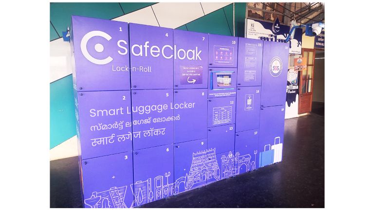 തമ്പാനൂർ റെയിൽവേ സ്റ്റേഷനിൽ സ്ഥാപിച്ച സ്‌മാർട്ട്‌ ലഗേജ്‌ ലോക്കർ