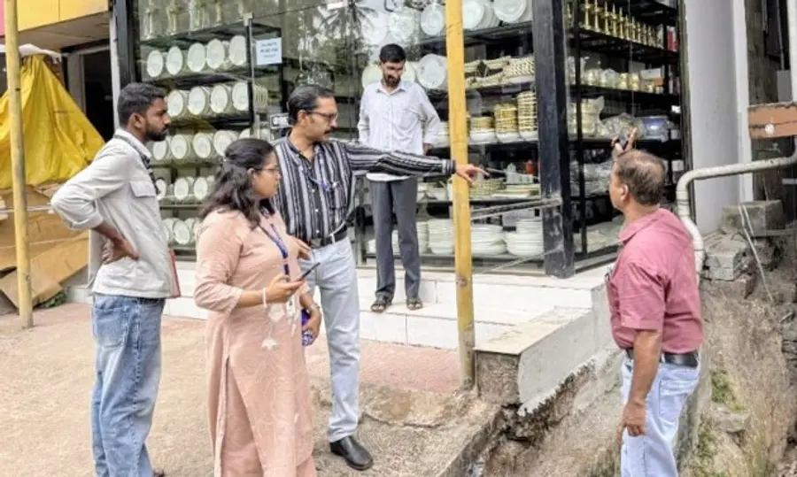 പഞ്ചായത്ത് സെക്രട്ടറി എം പി രജുലാലിന്റെ നേതൃത്വത്തിൽ
നടന്ന സംയുക്ത പരിശോധന
