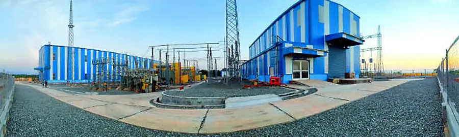 ഉഡുപ്പി –കരിന്തളം 400 കെവി പവർലൈനിന്റെ ഭാഗമായി നിർമാണം പൂർത്തിയായ കരിന്തളം 400 കെവി സബ്സ്റ്റേഷൻ