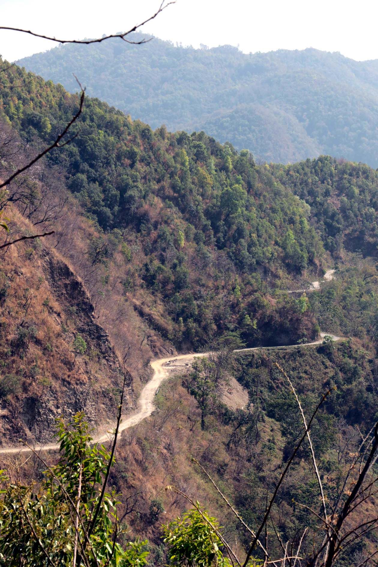 വളഞ്ഞുപുളഞ്ഞുപോകുന്ന മൺവഴി