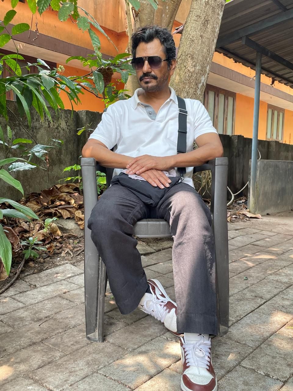 നവാസുദ്ദീൻ സിദ്ദിഖി അഭിമുഖത്തിനിടെ