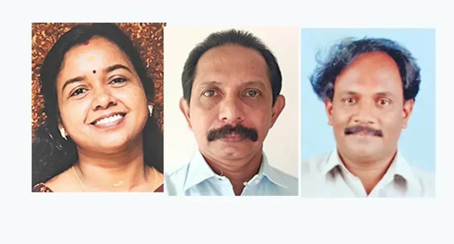 ഷീബ ദിനേഷ്, സുരേഷ് വി പാർളിക്കാട്,  സുഭാഷ് മറ്റത്തൂർ