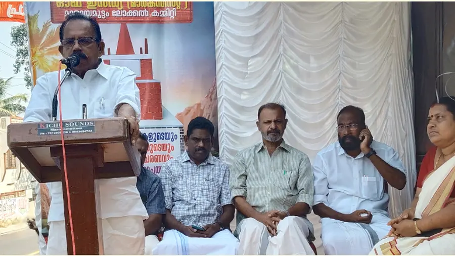 പ്ലീനം, ചെല്ലപ്പൻ പിള്ള രക്തസാക്ഷി ദിനാചരണ യോഗം സിപിഐ എം മുതിർന്ന നേതാവ്‌ ആനാവൂർ നാഗപ്പൻ  ഉദ്ഘാടനം ചെയ്യുന്നു