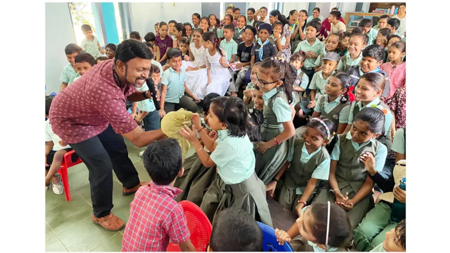 ചാല ഗവ. യുപിഎസിലെ കുട്ടികൾ ഫണ്ണി ടോക്സ് പരിപാടിയിൽ