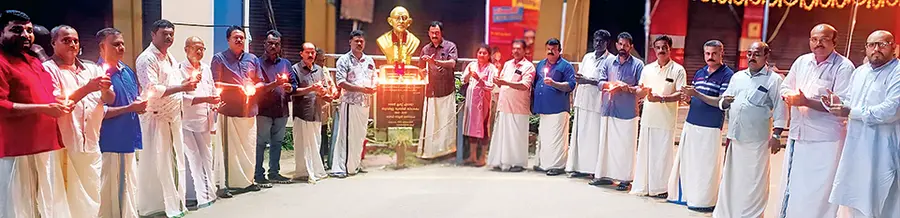 ലോക സമാധാനദിനത്തിൽ എടത്വ ടൗൺ ലയൺസ് ക്ലബ് ശാന്തിദീപം തെളിച്ചു