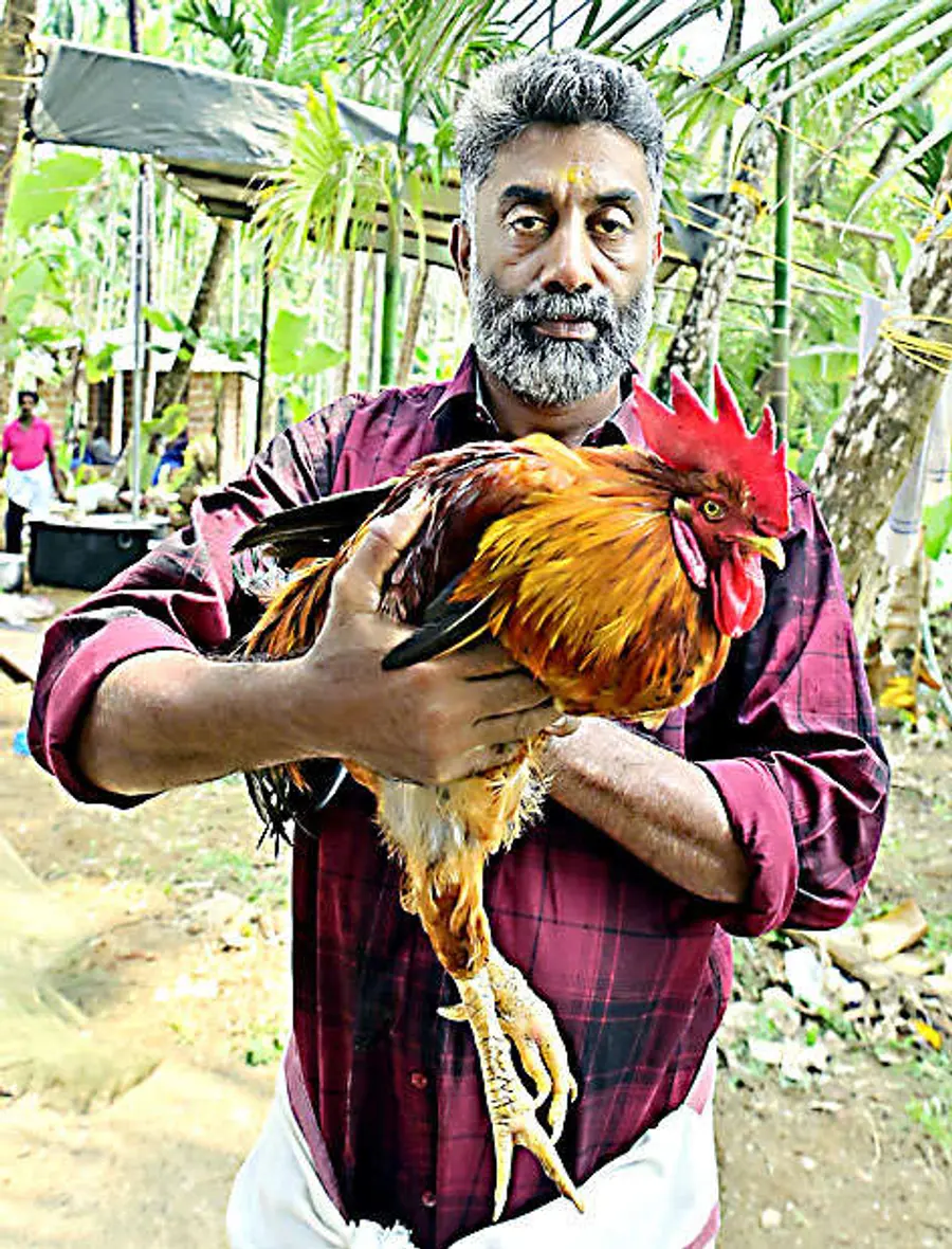13 വയസുള്ള പൂവൻകോഴിയുമായി ചെറളത്തെ നാരായണൻ 
