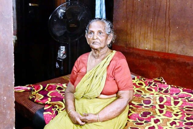 കാസർകോട്‌ നായക്‌സ്‌ റോഡിൽ തകരാറായ വീട്ടിൽ ലക്ഷ്‌മിയമ്മ