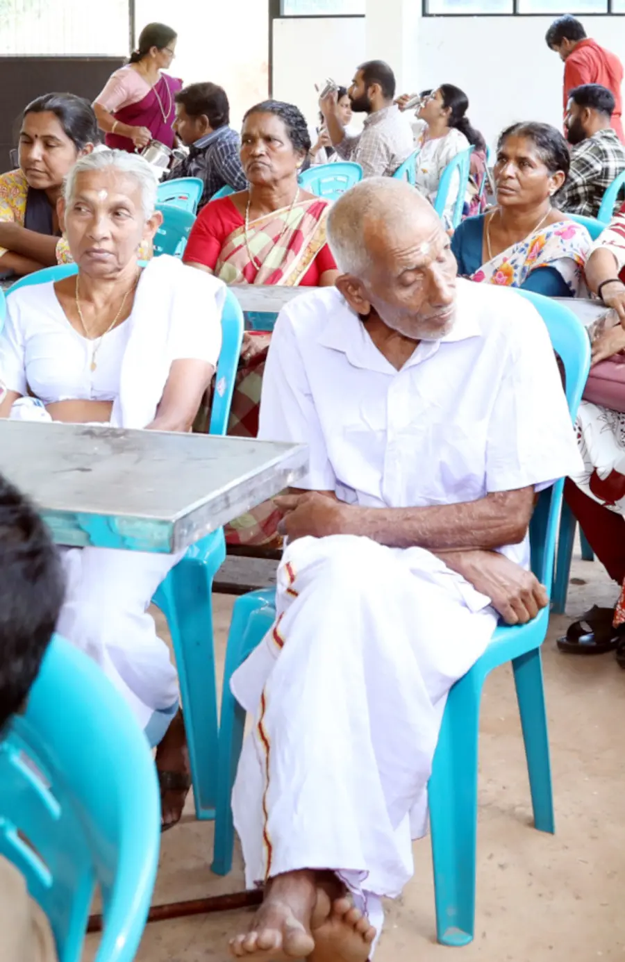 മടിക്കൈ പഞ്ചായത്ത് സംഘടിപ്പിച്ച വയോജന സംഗമത്തിൽ തമ്പാൻ